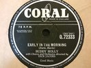 78 BUDDY HOLLY Early In The Morning / Now We’re One SHELLAC 10