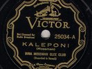 77e.  Bina Mossman Glee Club - Kaleponi & Kalakaua - Victor 25034