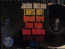 JACKIE MCLEAN - LIGHTS OUT    RARE BLUE PRESTIGE LABEL LP 