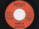 R&B HARP Instro GEORGE KELLY Burnin' Up/Don't Be That Way WINLEY 244 M- HEAR