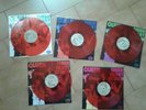 QUEEN LPs SHEER HEART ATTACK JAPAN RED VINYLS INSERT SINGLE SLEEVE COMPLETE SET.