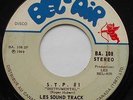 LES SOUND TRACK S.T.P. #1 VG+ CANADA KILLER GARAGE FUZZ PSYCH FRENCH 45 LISTEN