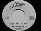 1960's Chicago 45 THE  DAUGHTERS OF EVE Don't Waste My Time/He Cried SPECTRA VG+