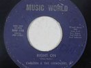 Funk Breaks 45 - Carleen & The Groovers - Right On - Music World - rare
