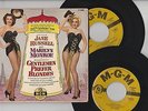 Marilyn Monroe & Jane Russell - 2 EP Set - Gentlemen Prefer Blondes - w/PS