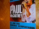2016 German XL 84cm (33 Inches) Concert Promo Poster PAUL McCARTNEY The Beatles