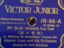 1930s Territory JAZZ  JIMMIE GUNN Or My Blue Heaven Japan Scroll Victor Jr