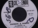 LES BROWN, JR.: Swingin' & Surfin' / Drum's Safari 45 (dj, wol) Oldies