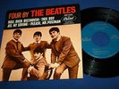 FOUR by the BEATLES Orig 1964 CAPITOL EP Roll Over Beethoven,PLEASE,MR. POSTMAN
