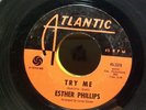 Esther Phillips TRY ME / FEVER Atlantic 45 RPM 2370 soul