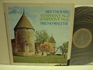 WALTER Beethoven Symphony No.1 & No.2 LP JAPAN CBS SONY NEW REMIXED MASTER ^