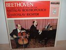 ROSTROPOVICH & RICHTER    BEETHOVEN COMPLETE SONATAS   RARE PHILIPS STER 2LP NM+