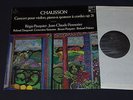 CHAUSSON violin concerto quatuor PASQUIER PENNETIER harmonia mundi mint- lp