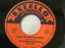 BLUES R&B 45/ LONESOME SUNDOWN 