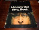 John Lennon SHEET MUSIC BOOK Walls and Bridges 1972 USA ISSUE