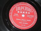 Blues 78/  The Spiders Mmm Mmm Baby / The Real Thing/ Imperial 5305 / M-