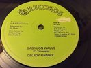 Delroy Pinnock Babylon Walls Rare Killer Roots 12