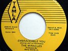 THE MIRACLES 45 Embraceable You / After All NEAR MINT Doo Wop ORIGINAL mg749