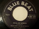 Rico & His Blue Boys Soul Of Africa UK Blue Beat 7