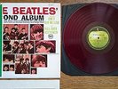 THE BEATLES Second Album JAPAN LP RED WAX w/ OBI Apple AR-8027 $4shipping