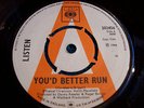 LISTEN ...FEAT ROBERT PLANT /LED ZEPPELIN VERY RARE 1966 A SIDE PROMO SINGLE