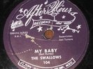RARE Doo Wop Record After Hours 104 THE SWALLOWS Good Time Girls / My Baby R&B