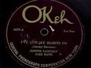 1922 JIMMY DURANTE COMPOSITION+ MUSCLE SHOAL BLUES-OKEH JAZZ