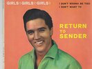 ELVIS PRESLEY French 4 tracks EP 45 GIRLS  GIRLS  GIRLS  RETURN TO SENDER 63
