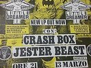 NEGAZIONE 1988 LITTLE DREAMER TOUR CRASH BOX JESTER BEAST RARE ORIGINAL POSTER