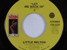Crossover Soul 45 LITTLE MILTON Let Me Back In STAX HEAR VG+