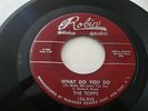 VOCAL GROUP- TOPPS- RED ROBIN 45 RPM- WHAT DO YOU SO / TIPPIN' - RARE - LISTEN