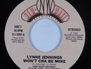 Modern Soul Boogie 45 LYNNE JENNINGS Won't Cha Be Mine NEW WAVE HEAR NM