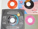 4x John Lee Hooker 45's:Lost My Job,Mean Mean Woman,In the Mood,Dimples/No Shoes
