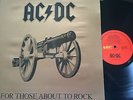 AC/DC ^^^ FOR THOSE ABOUT TO ROCK ^^^ Australian ALBERT G/Fold - EXC