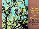 SXL 6086 UK WB GV ED1 SCHUBERT SYMPHONIES 4 & 5  - MUNCHINGER 1G/1G STAMPERS NM