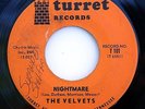 HEAR Velvets 45 Nightmare/We're Goin Back To School TURRET 101 rockabilly garage