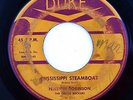 HEAR Fention Robinson 45 Mississippi Steamboat/Crazy Lovin DUKE R&B blues rocker