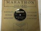 Rare 1920's Label 78 RPM 7-inch Marathon Record in Original Sleeve
