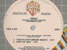 1 DAY AUCTION - PRINCE UNPLAYED 5 TRACK '81 US WB PROMO 12