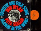 LP-Bob Dylan / Pete Seeger ?– Protest And Folk Song - Blowin' In The Wind //1966