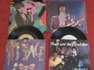 4 Prince 45's Purple Rain, 1999, Let's Go Crazy, Raspberry Beret, Red Corvette