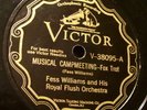 Fess Williams Royal Flush Orchestra-Victor V-38095 Buttons (Camden 1929) Hot