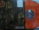SLAYER   REIGN IN BLOOD      RED VINYL, LYRIC INSERT + POSTER   / 
