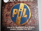 PUBLIC IMAGE LTD LIVE AT O2 SHEPHERDS BUSH EMPIRE 2015 Clear Vinyl Sex Pistols