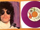 PRINCE & THE REVOLUTION WHEN DOVES CRY 17 DAYS 45 RPM PURPLE VINYL SUPER RARE
