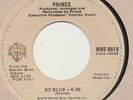 Prince 45 SINGLE So Blue b/w Soft And Wet ORIGINAL 1978 off of 