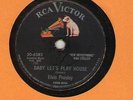 78 rpm Elvis Presley RCA Victor 20-6383 Baby Let's Play House in E- from Sun