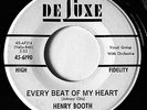Doo Wop 45 HENRY BOOTH + MIDNIGHTERS “Every Beat of My Heart” DeLuxe ’61 NM HEAR