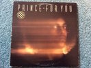 PRINCE Rare 1st EP FOR YOU 1978 record DJ GOLD PROMO STAMP VG+ soft and wet