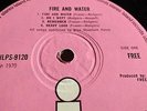 Free - Fire And Water 1st UK Press Pink Island Textured Label Prog Rock Psych NM